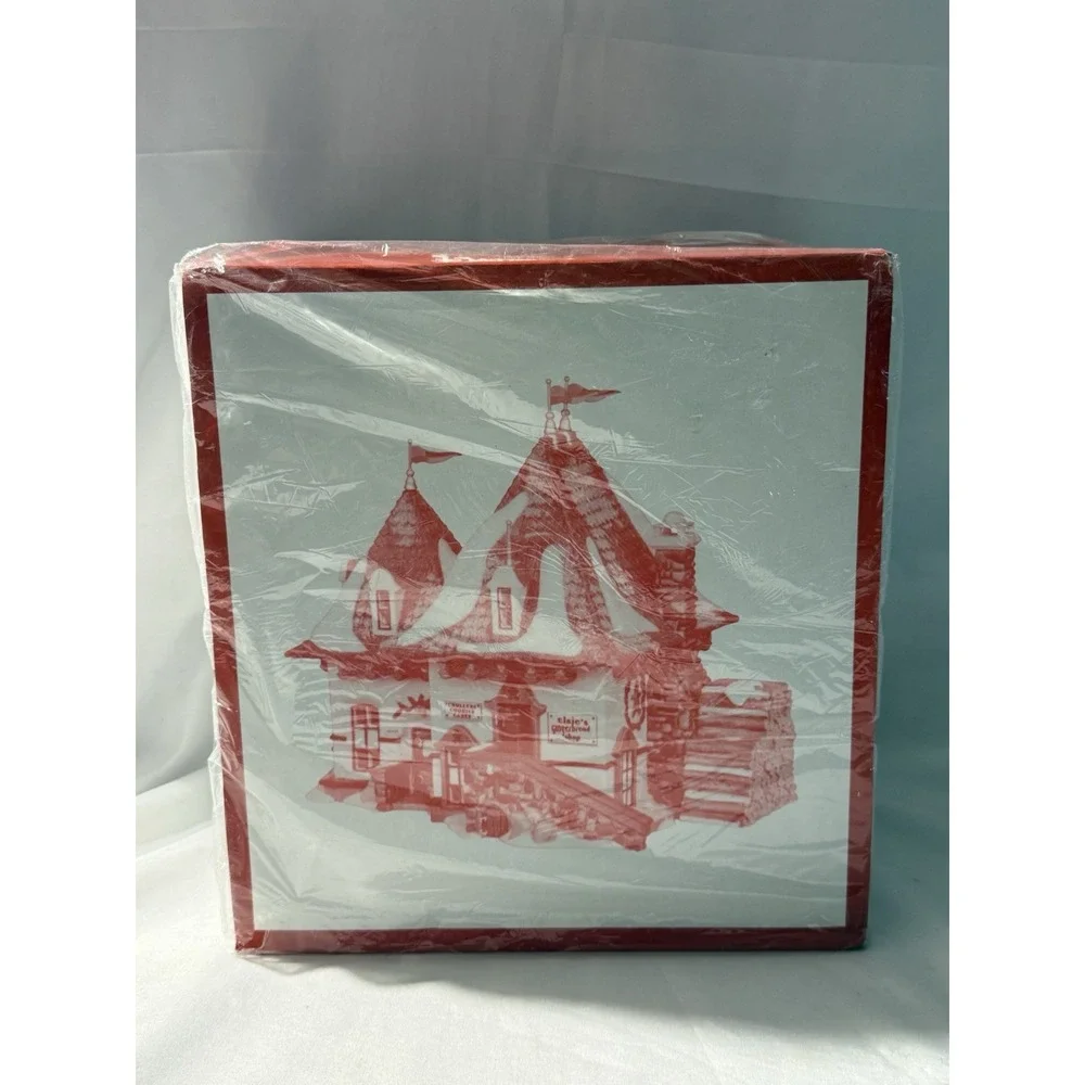 Dept 56 Elsie's Gingerbread #56398 North Pole 1998 Smoking Chimney SEALED